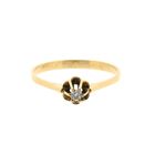 Image 5 of Gold solitaire ring with diamond; 0.05 ct.