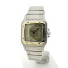 Image 19 of Cartier Santos Galbee 1566; Gold/steel unisex watch