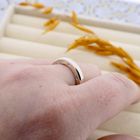 Image 4 of White gold ring with diamonds; 0.08 ct.