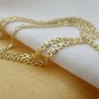 Image 2 of Gold Bismarck link chain | 47 cm