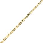 Image 8 of Gold square king's link bracelet | 23 cm