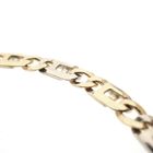 Image 5 of Two-tone gold navy link bracelet | 21.5 cm