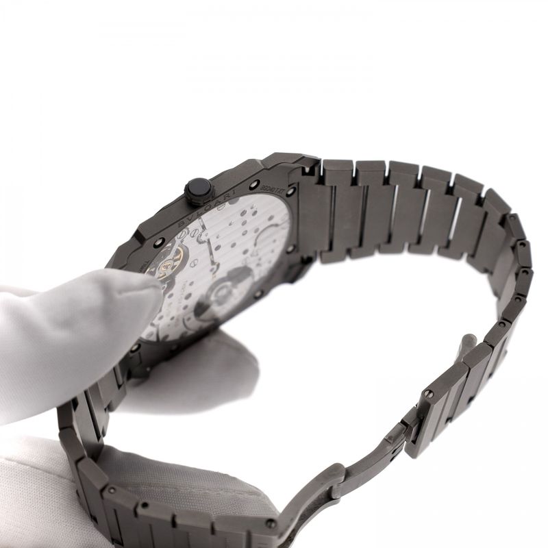 Afbeelding 4 van Bvlgari Octo Finissimo 40mm 102713; (Ultra Plat) Automatisch Heren Horloge