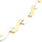 Image 7 of Bicolor Gold Fantasy Link Necklace