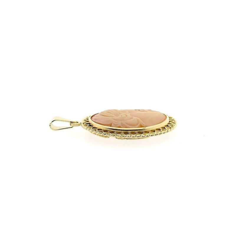 Image 5 of Gold pendant with cameo