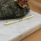 Image 10 of Gold brooch with zirconia