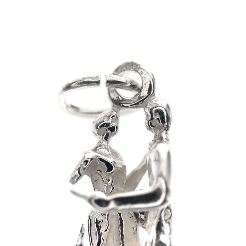 Image 3 of Silver charm; Dancing couple