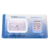 0.28 ct. Brilliant cut diamond K (+ECG) P1 + HRD Certificate