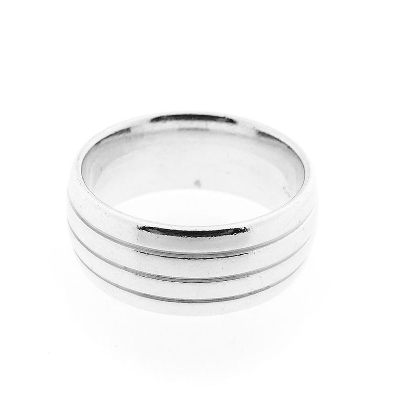Image 6 of Silver wide men's ring