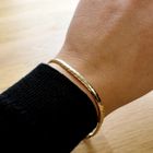 Image 11 of Gold S-link bracelet; 19 cm