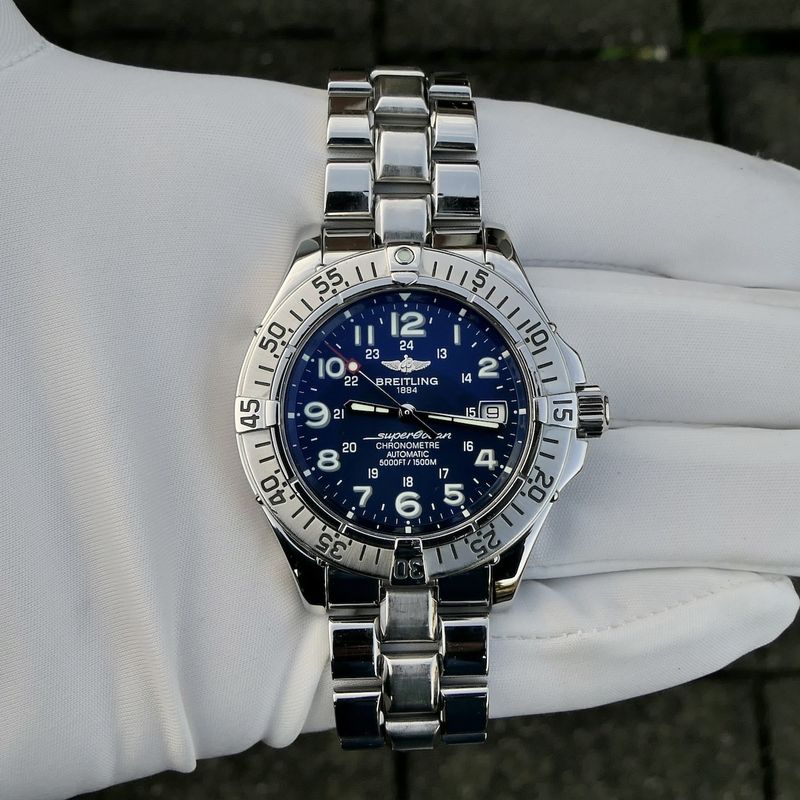 Image 19 of Breitling Superocean Automatic 42mm A17360; Men's diving watch