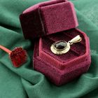 Image 2 of Vintage gold pendant with garnet