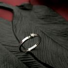 Image 2 of White gold ring with diamond | 0.16 ct. | Diamonde