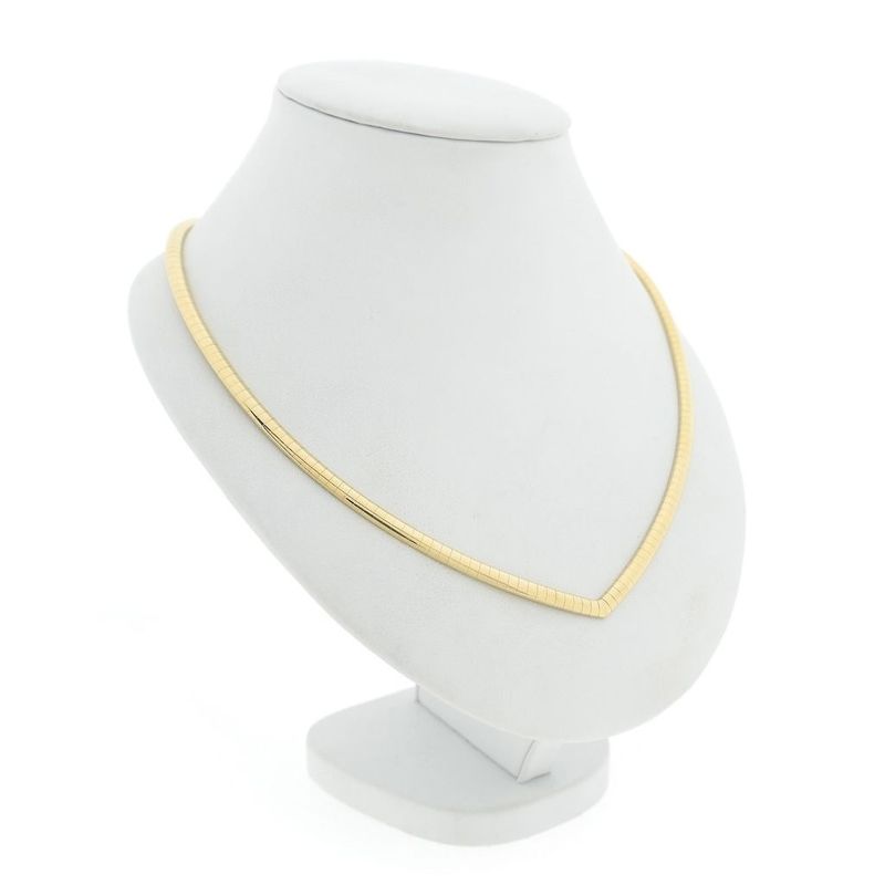 Image 3 of Gold Omega link necklace