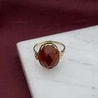 Image 7 of Gold ring with carnelian