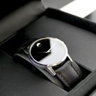 Image 13 of Movado Museum Classic; Steel women's watch with black dial; 0607583
