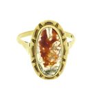 Image 3 of Gold ring with moss agate | Vintage