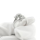 Image 6 of White gold entourage ring with diamond | 0.84 ct.