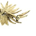 Image 7 of Vintage gold brooch with zirconia.