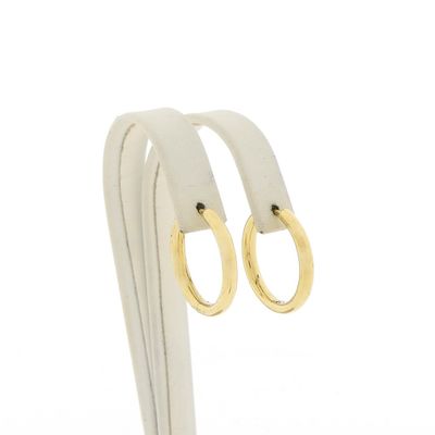 Image 1 of Gold earrings Ø 19.7 mm