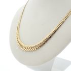 Image 3 of Gold gourmet link necklace | 45 cm