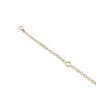 Image 10 of 18-karat gold jasseron necklace with a fixed rose quartz pendant; 38.5 cm - 43.5 cm | Tirisi