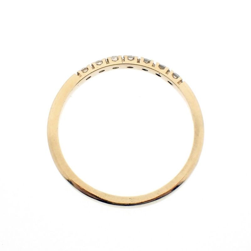Image 7 of 18-karat gold ring with diamonds | 0.21 ct.