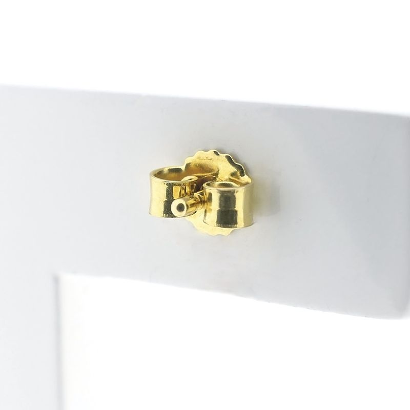 Image 4 of Gold elephant stud earrings