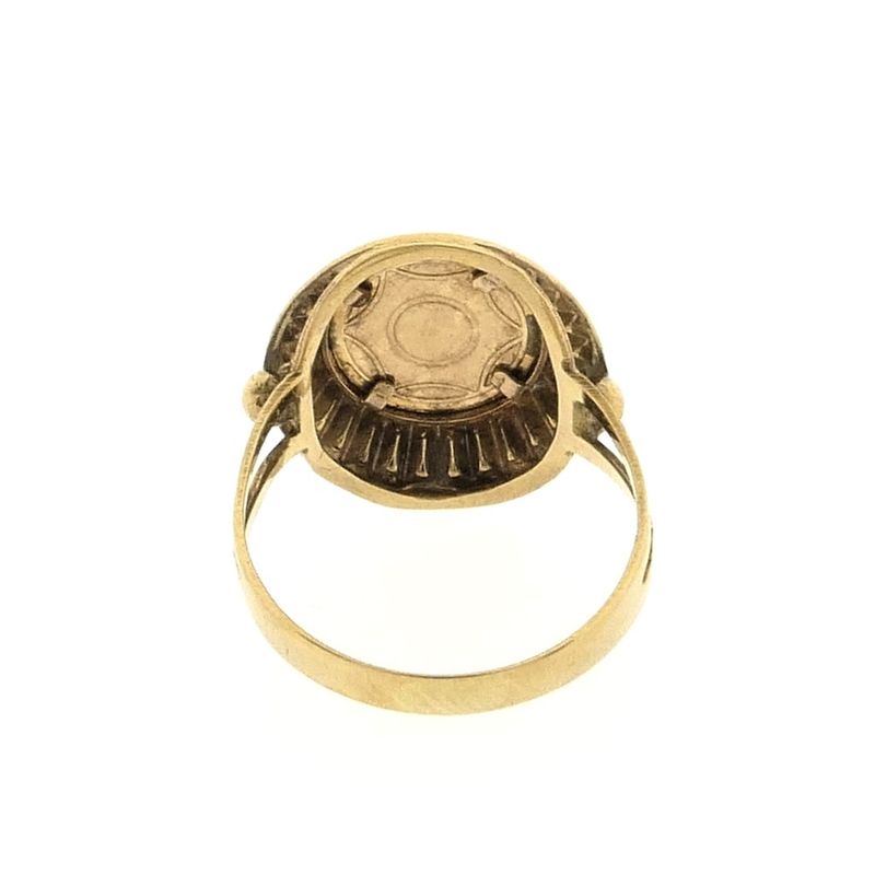 Image 6 of 8 carat ring with commemorative coin | John. F Kennedy