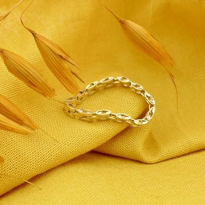 Image 2 of Gold link ring