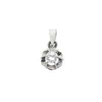 white gold pendant with diamond | 0.20 ct.