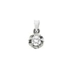 Image 1 of white gold pendant with diamond | 0.20 ct.
