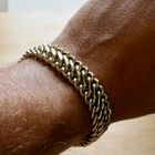 Afbeelding 11 van Gouden Franse gourmetschakel armband