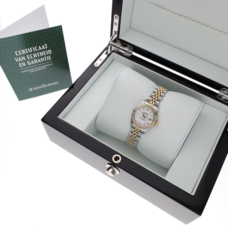 Image 4 of Rolex Lady-Datejust 26mm 69173; Vintage 18k gold/steel women's watch