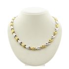 Image 1 of Two-tone gold fantasy link necklace