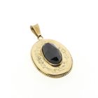 Image 5 of Vintage gold pendant with garnet
