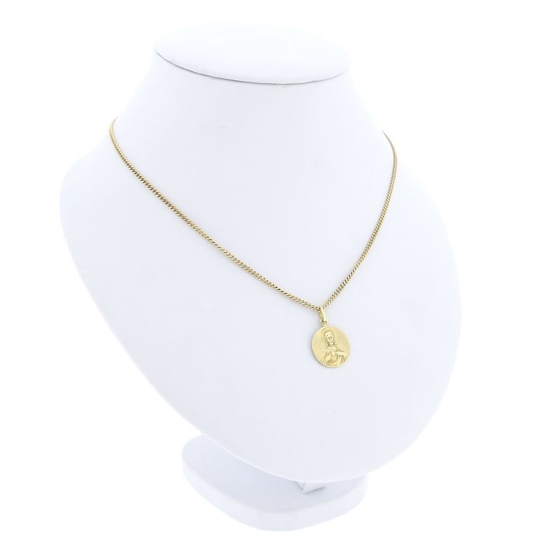 Image 4 of Gold pendant with Mary and Jesus