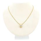 Image 3 of Two-tone gold pendant with diamond; 0.10 ct.