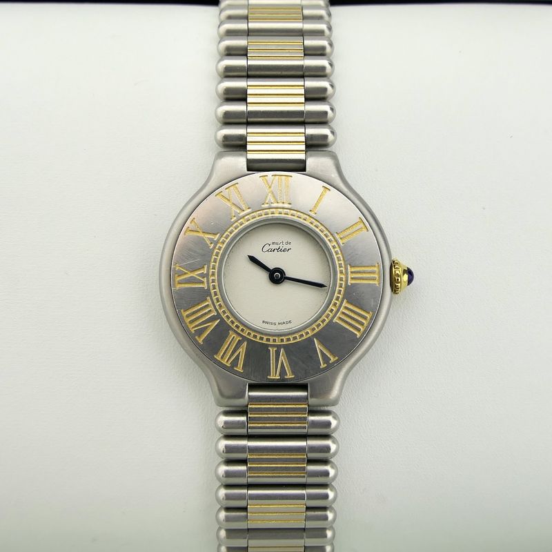 Image 16 of Cartier 'Must de Cartier 21' 9010; Bicolor ladies watch