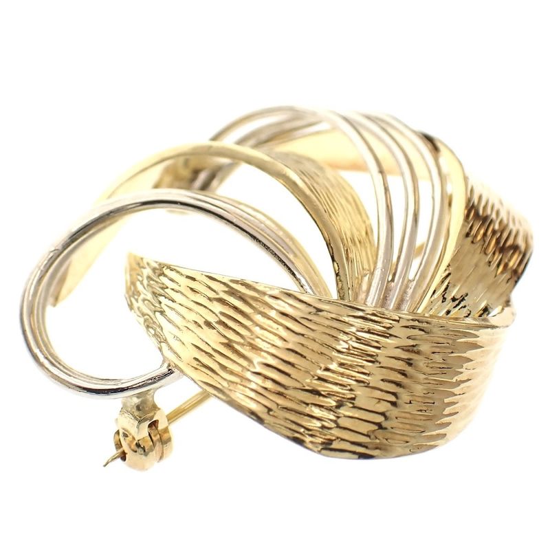 Image 2 of Two-tone gold fantasy brooch