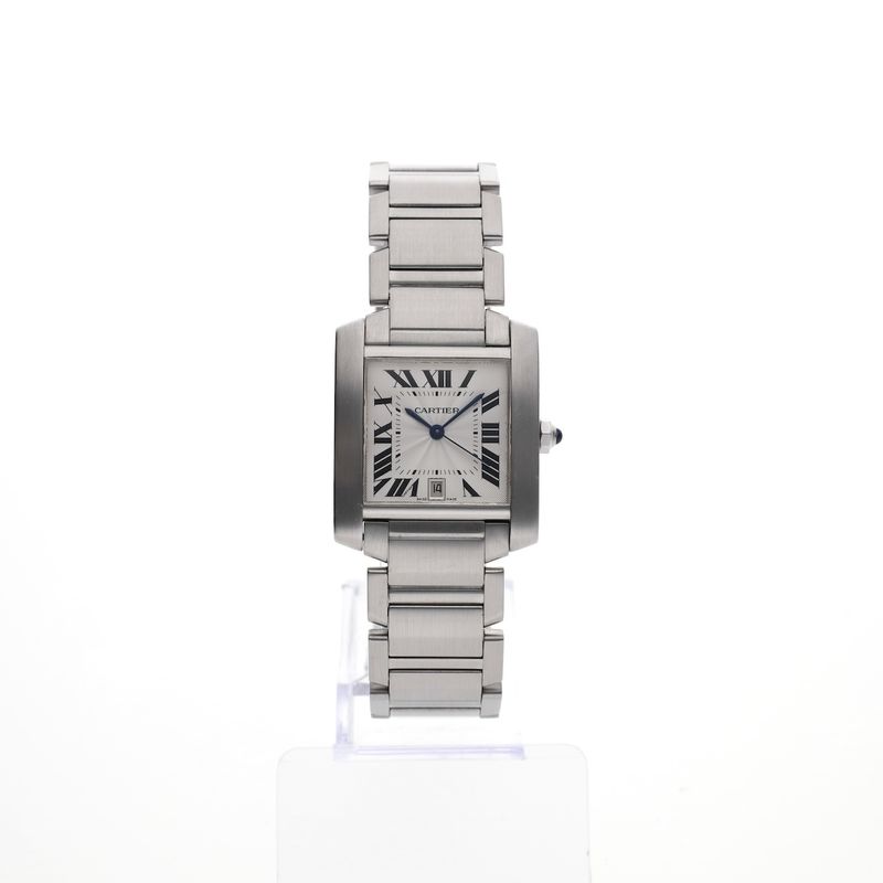 Image 18 of Cartier Tank Française 2302; Automatic unisex watch
