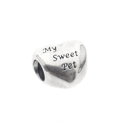 Image 1 of Pandora charm; Silver; My Sweet Pet