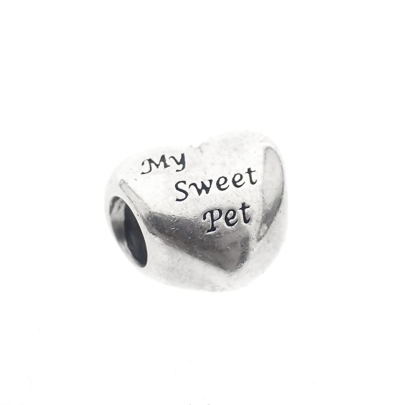 Image 1 of Pandora charm; Silver; My Sweet Pet