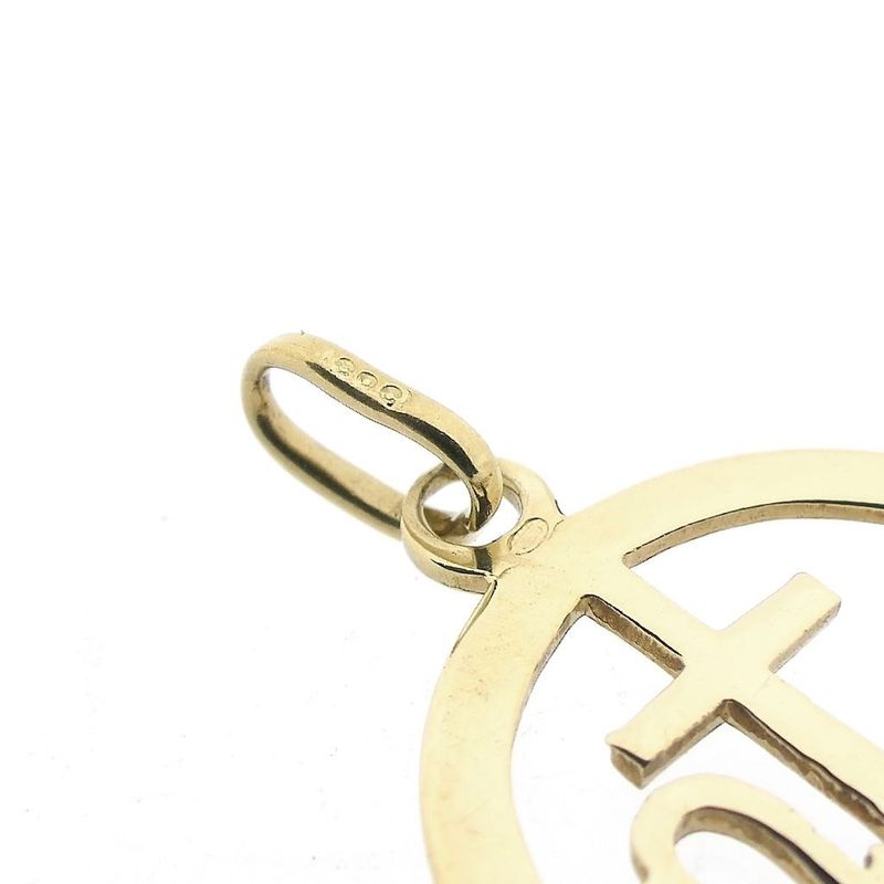 Image 7 of Golden Pendant; Faith Hope and Love