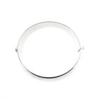 Image 3 of Wide Silver Slave Bracelet; Size S/M