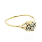 Image 5 of Gold ring pavé set with diamonds | 0.22 ct.
