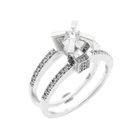 Image 6 of White gold ring with diamonds; Approx. 0.79 ct.