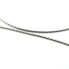 Image 7 of White gold necklace with diamond and triple opal | 42 cm