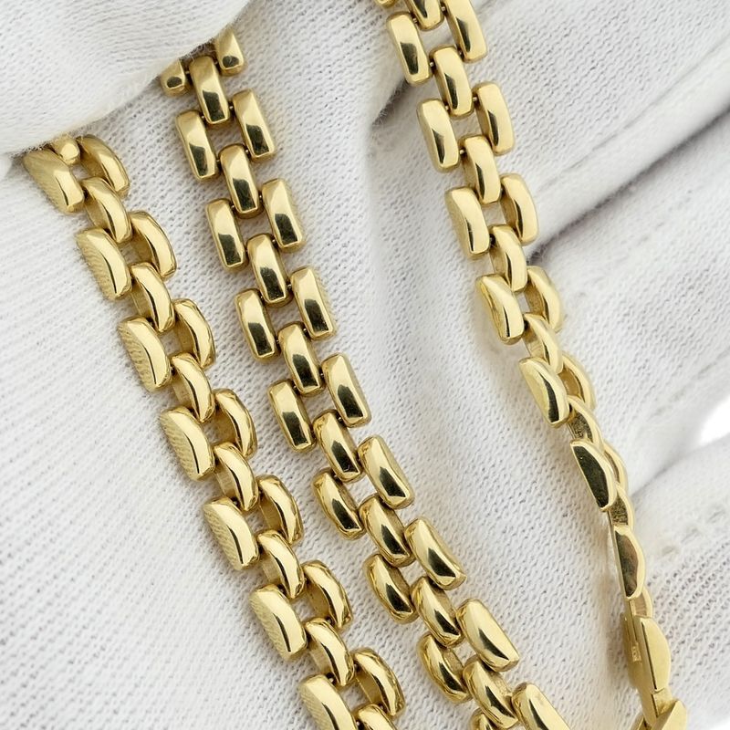 Image 10 of Golden Bismarck link necklace | 42 cm