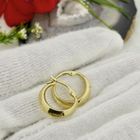 Image 3 of Gold subtle earrings | Ø 16.0 mm